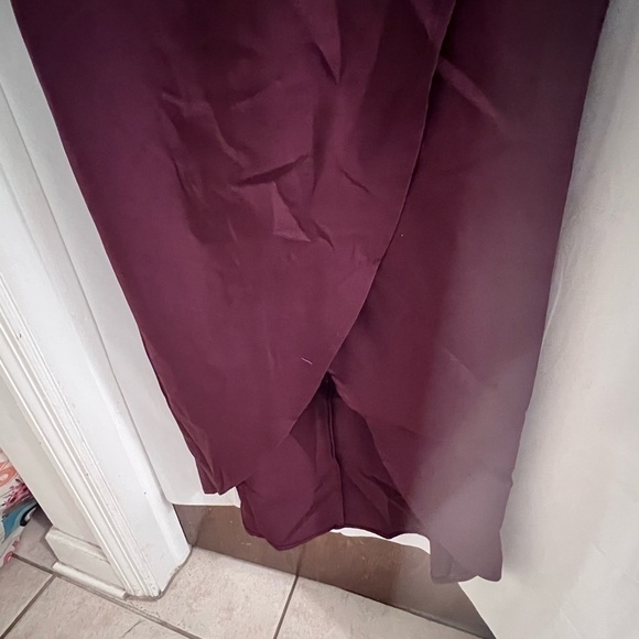 Burgundy maxi dress size s - Picture 2 of 5